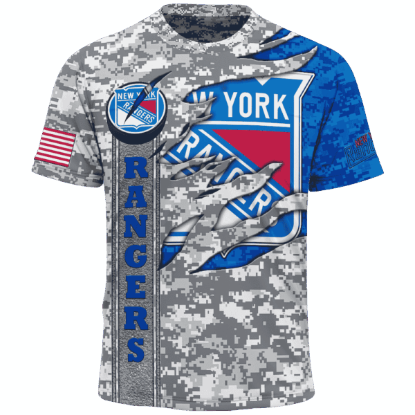 Rangers Camo Style Limited Edition Hoodie T-shirt Sweatshirt All Merchandise - Image 5