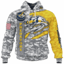 Predators Camo Style Limited Edition Hoodie T-shirt Sweatshirt All Merchandise