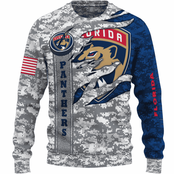 Panthers Camo Style Limited Edition Hoodie T-shirt Sweatshirt All Merchandise - Image 2