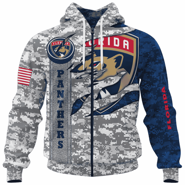 Panthers Camo Style Limited Edition Hoodie T-shirt Sweatshirt All Merchandise - Image 4