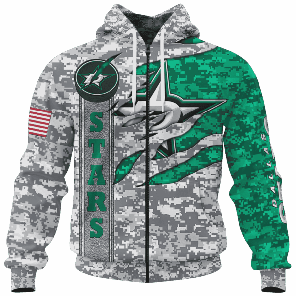 Stars Camo Style Limited Edition Hoodie T-shirt Sweatshirt All Merchandise - Image 4