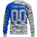 Sabres Camo Style Limited Edition Hoodie T-shirt Sweatshirt All Merchandise