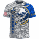 Sabres Camo Style Limited Edition Hoodie T-shirt Sweatshirt All Merchandise