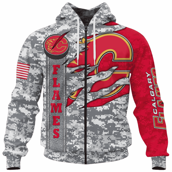 Flames Camo Style Limited Edition Hoodie T-shirt Sweatshirt All Merchandise - Image 4