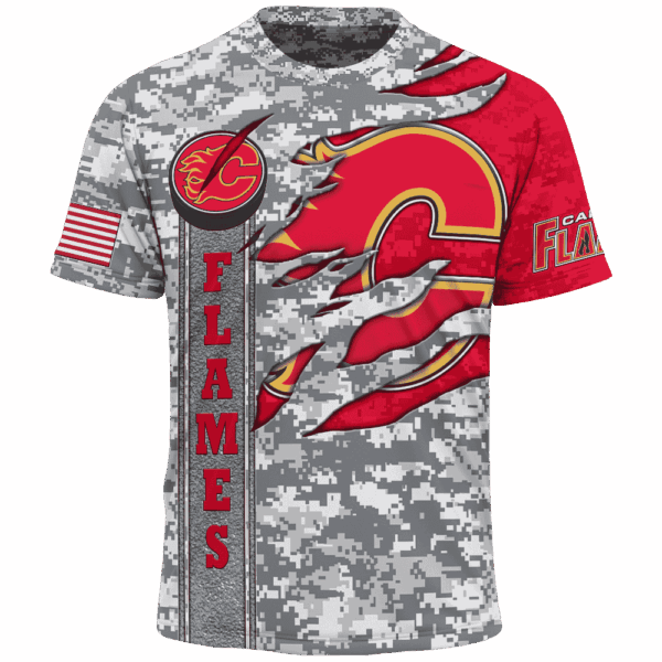 Flames Camo Style Limited Edition Hoodie T-shirt Sweatshirt All Merchandise - Image 5
