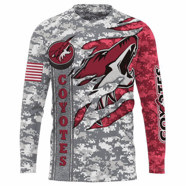 Coyotes Camo Style Limited Edition Hoodie T-shirt Sweatshirt All Merchandise - Image 7