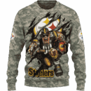 Steelers Camo Mascot Limited Edition Hoodie T-shirt Sweatshirt All Merchandise
