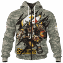 Steelers Camo Mascot Limited Edition Hoodie T-shirt Sweatshirt All Merchandise