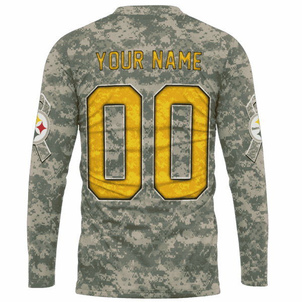 Steelers Camo Mascot Limited Edition Hoodie T-shirt Sweatshirt All Merchandise - Image 8