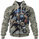 Titans Camo Mascot Limited Edition Hoodie T-shirt Sweatshirt All Merchandise
