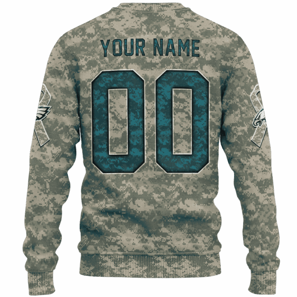 Eagles Camo Mascot Limited Edition Hoodie T-shirt Sweatshirt All Merchandise - Image 3