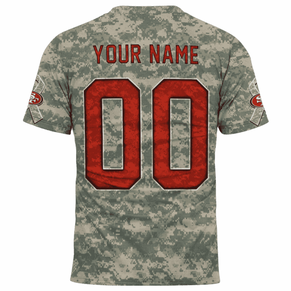49ers Camo Mascot Limited Edition Hoodie T-shirt Sweatshirt All Merchandise - Image 6