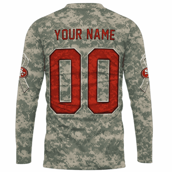 49ers Camo Mascot Limited Edition Hoodie T-shirt Sweatshirt All Merchandise - Image 8