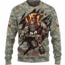 Commanders Camo Mascot Limited Edition Hoodie T-shirt Sweatshirt All Merchandise