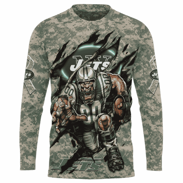 Jets Camo Mascot Limited Edition Hoodie T-shirt Sweatshirt All Merchandise - Image 7