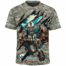 Dolphins Camo Mascot Limited Edition Hoodie T-shirt Sweatshirt All Merchandise