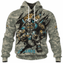 Jaguars Camo Mascot Limited Edition Hoodie T-shirt Sweatshirt All Merchandise