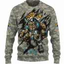 Jaguars Camo Mascot Limited Edition Hoodie T-shirt Sweatshirt All Merchandise
