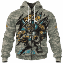 Jaguars Camo Mascot Limited Edition Hoodie T-shirt Sweatshirt All Merchandise