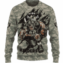 Raiders Camo Mascot Limited Edition Hoodie T-shirt Sweatshirt All Merchandise