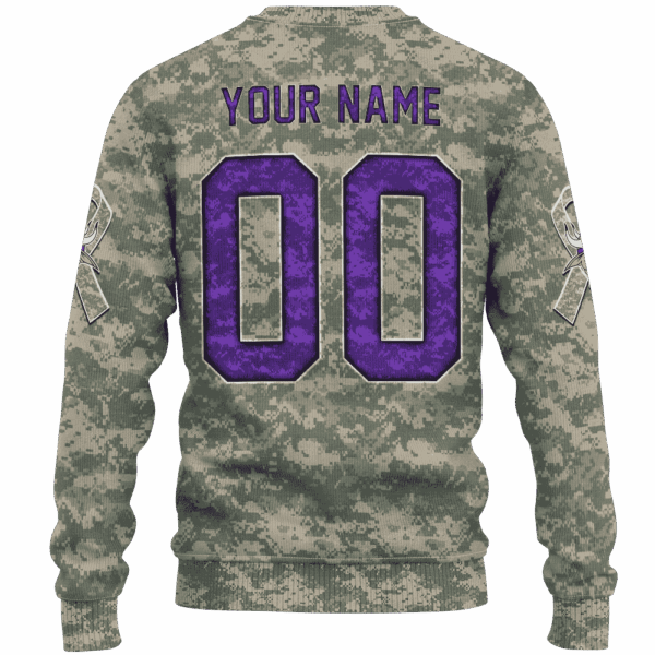 Vikings Camo Mascot Limited Edition Hoodie T-shirt Sweatshirt All Merchandise - Image 3