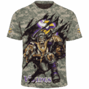 Vikings Camo Mascot Limited Edition Hoodie T-shirt Sweatshirt All Merchandise