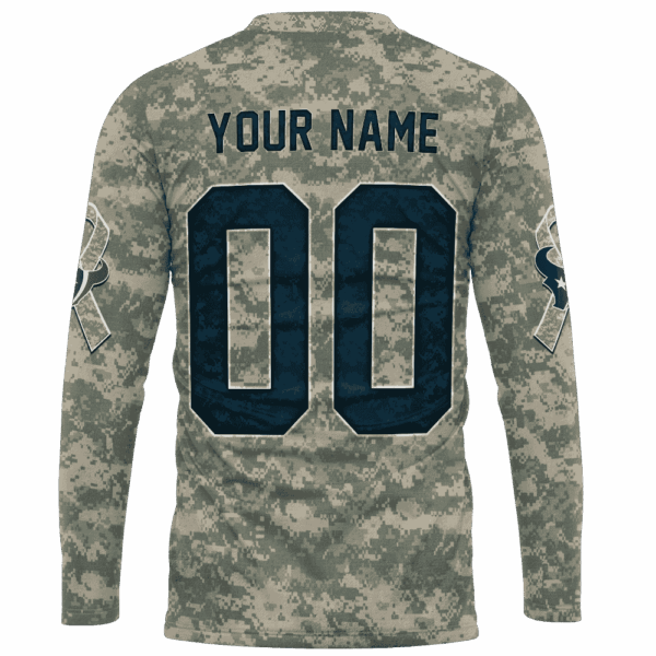 Texans Camo Mascot Limited Edition Hoodie T-shirt Sweatshirt All Merchandise - Image 8