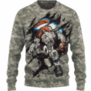 Broncos Camo Mascot Limited Edition Hoodie T-shirt Sweatshirt All Merchandise