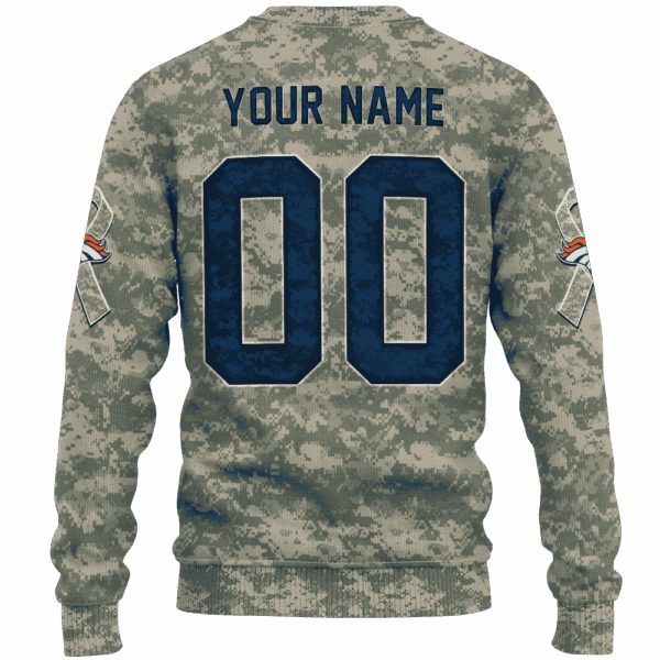Broncos Camo Mascot Limited Edition Hoodie T-shirt Sweatshirt All Merchandise - Image 3