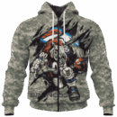 Broncos Camo Mascot Limited Edition Hoodie T-shirt Sweatshirt All Merchandise