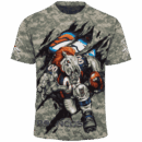 Broncos Camo Mascot Limited Edition Hoodie T-shirt Sweatshirt All Merchandise