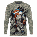 Broncos Camo Mascot Limited Edition Hoodie T-shirt Sweatshirt All Merchandise