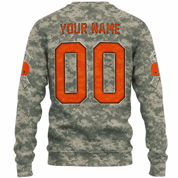 Browns Camo Mascot Limited Edition Hoodie T-shirt Sweatshirt All Merchandise - Image 3