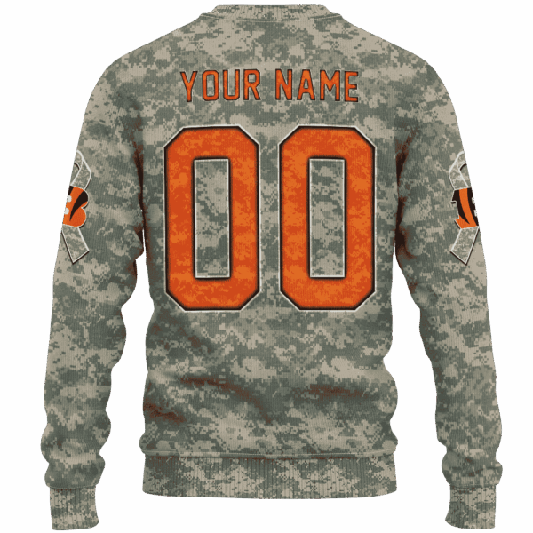 Bengals Camo Mascot Limited Edition Hoodie T-shirt Sweatshirt All Merchandise - Image 3