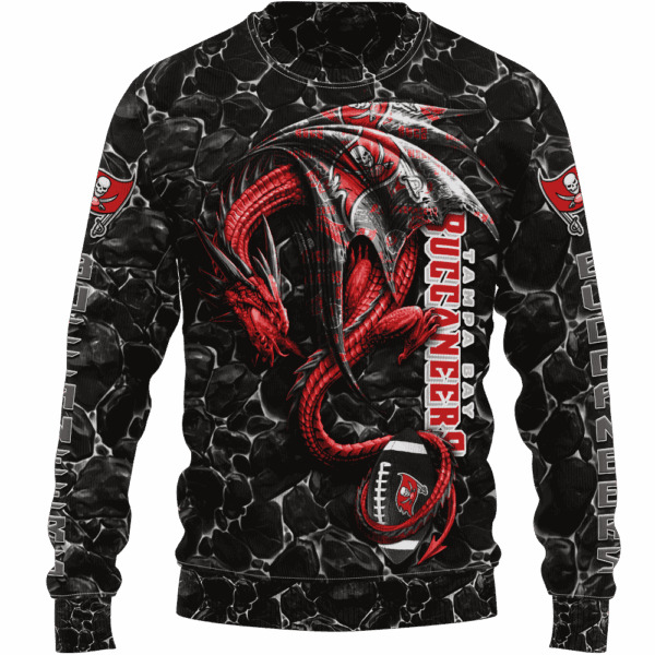 Buccaneers Legend Dragon Limited Edition Hoodie T-shirt Sweatshirt All Merchandise - Image 2