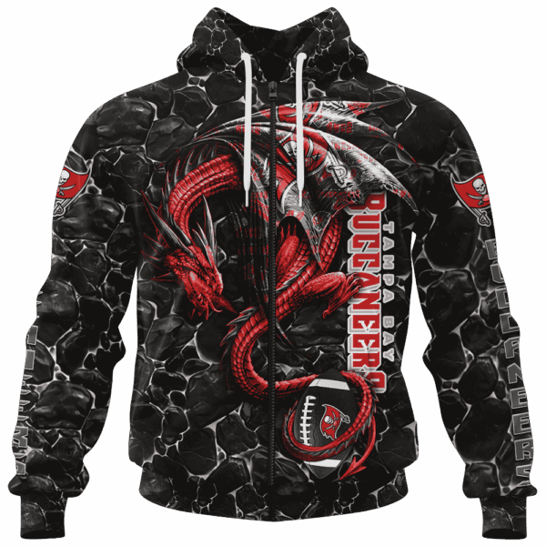 Buccaneers Legend Dragon Limited Edition Hoodie T-shirt Sweatshirt All Merchandise - Image 4