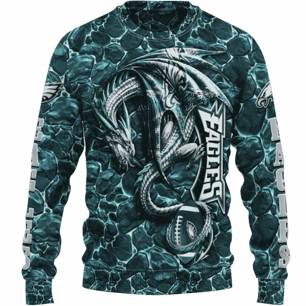 Eagles Legend Dragon Limited Edition Hoodie T-shirt Sweatshirt All Merchandise - Image 2