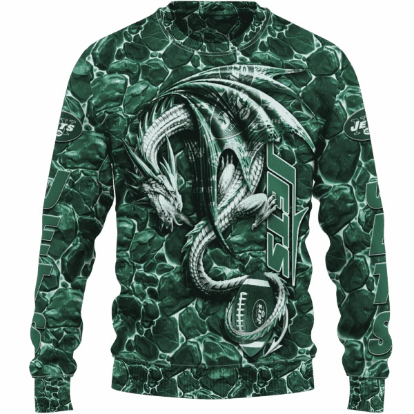 Jets Legend Dragon Limited Edition Hoodie T-shirt Sweatshirt All Merchandise - Image 2