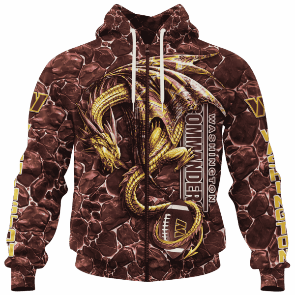 Commanders Legend Dragon Limited Edition Hoodie T-shirt Sweatshirt All Merchandise - Image 4