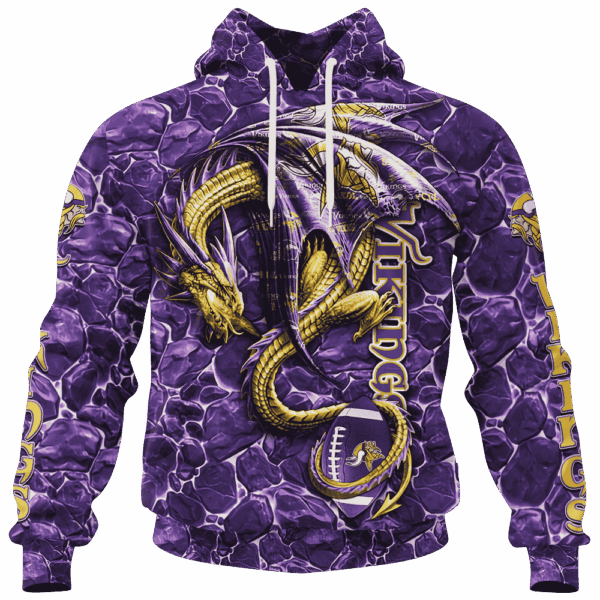 Vikings Legend Dragon Limited Edition Hoodie T-shirt Sweatshirt All Merchandise