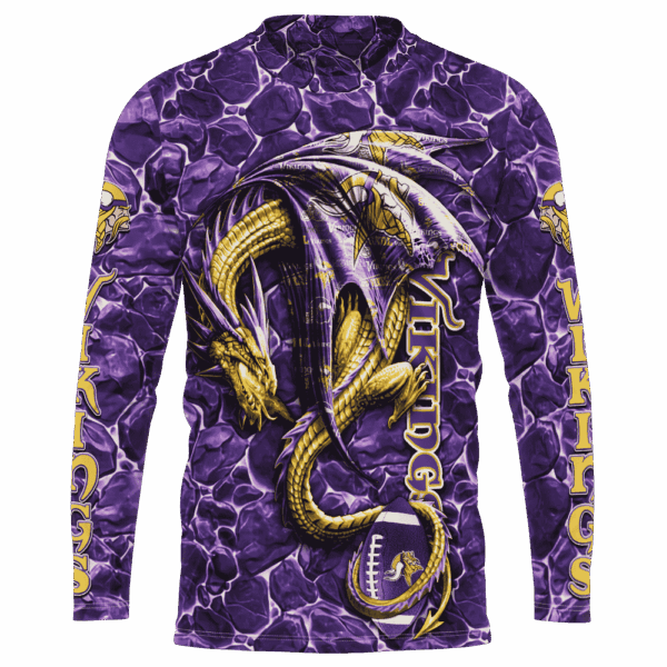 Vikings Legend Dragon Limited Edition Hoodie T-shirt Sweatshirt All Merchandise - Image 7