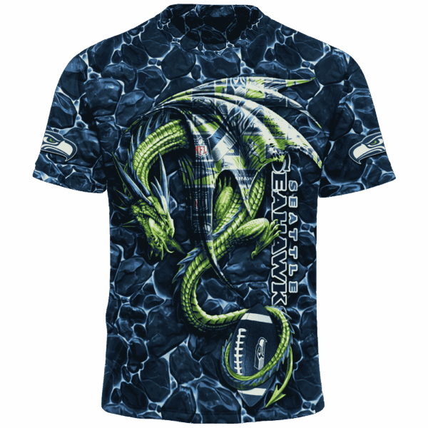 Seahawks Legend Dragon Limited Edition Hoodie T-shirt Sweatshirt All Merchandise - Image 5
