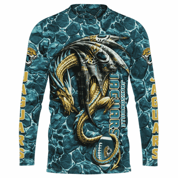 Jaguars Legend Dragon Limited Edition Hoodie T-shirt Sweatshirt All Merchandise - Image 7