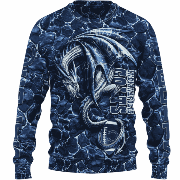 Colts Legend Dragon Limited Edition Hoodie T-shirt Sweatshirt All Merchandise - Image 2