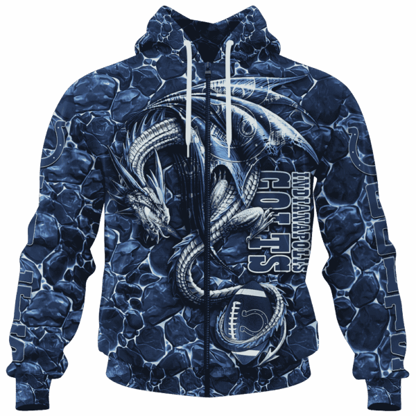 Colts Legend Dragon Limited Edition Hoodie T-shirt Sweatshirt All Merchandise - Image 4