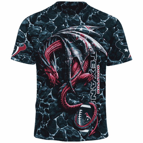 Texans Legend Dragon Limited Edition Hoodie T-shirt Sweatshirt All Merchandise - Image 5