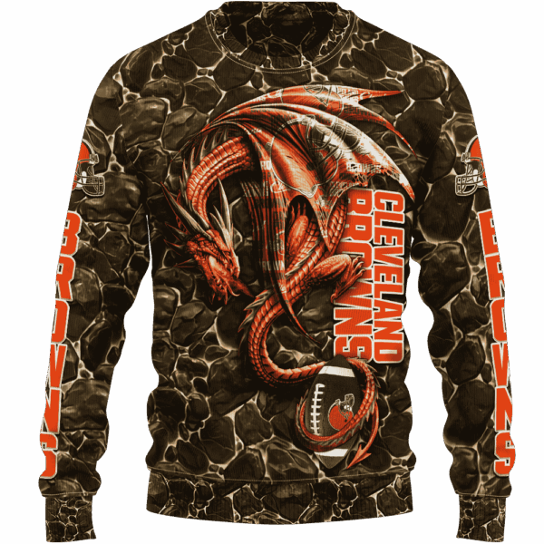 Browns Legend Dragon Limited Edition Hoodie T-shirt Sweatshirt All Merchandise - Image 2