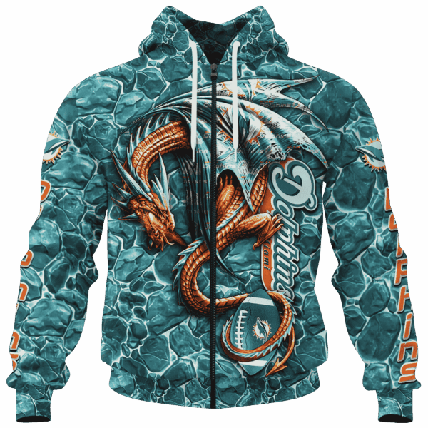 Dolphins Legend Dragon Limited Edition Hoodie T-shirt Sweatshirt All Merchandise - Image 4