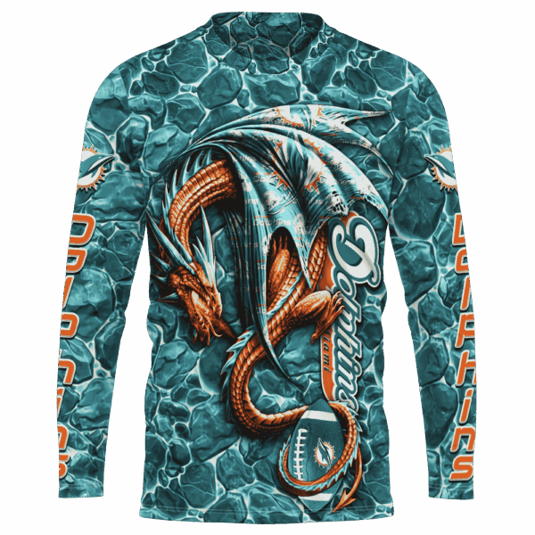 Dolphins Legend Dragon Limited Edition Hoodie T-shirt Sweatshirt All Merchandise - Image 7