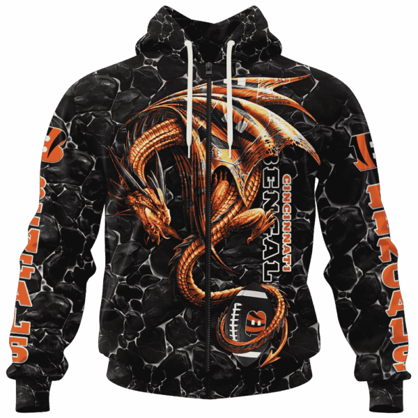 Bengals Legend Dragon Limited Edition Hoodie T-shirt Sweatshirt All Merchandise - Image 4
